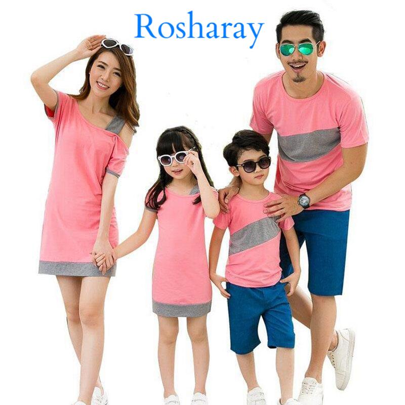 Summer family matching clothes