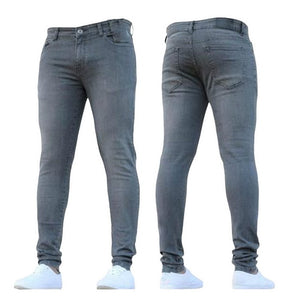 2018 New Fashion Men's Casual Stretch Skinny Jeans