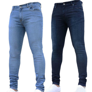 2018 New Fashion Men's Casual Stretch Skinny Jeans